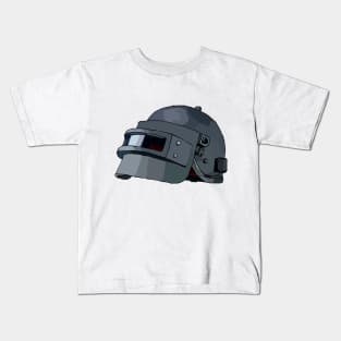 Helmet from PUBG Kids T-Shirt